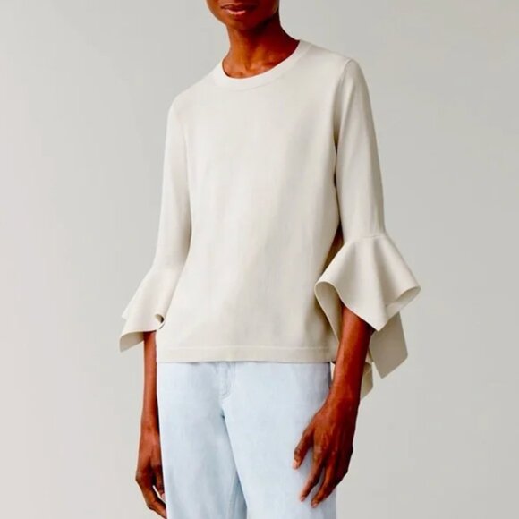 COS Draped Sleeve Top XS - Picture 7 of 10